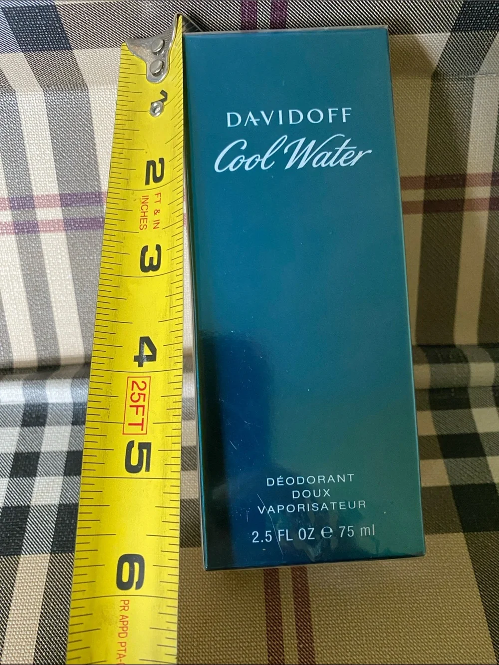 Davidoff Cool Water Mild Deodorant Natural Spray 75 MLSealed Not Returnable